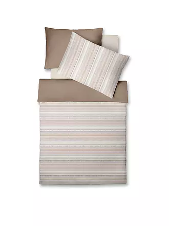 FLEURESSE | Satin Bettwäsche MODERN LIFE 70x90cm/140x200cm Camel | 